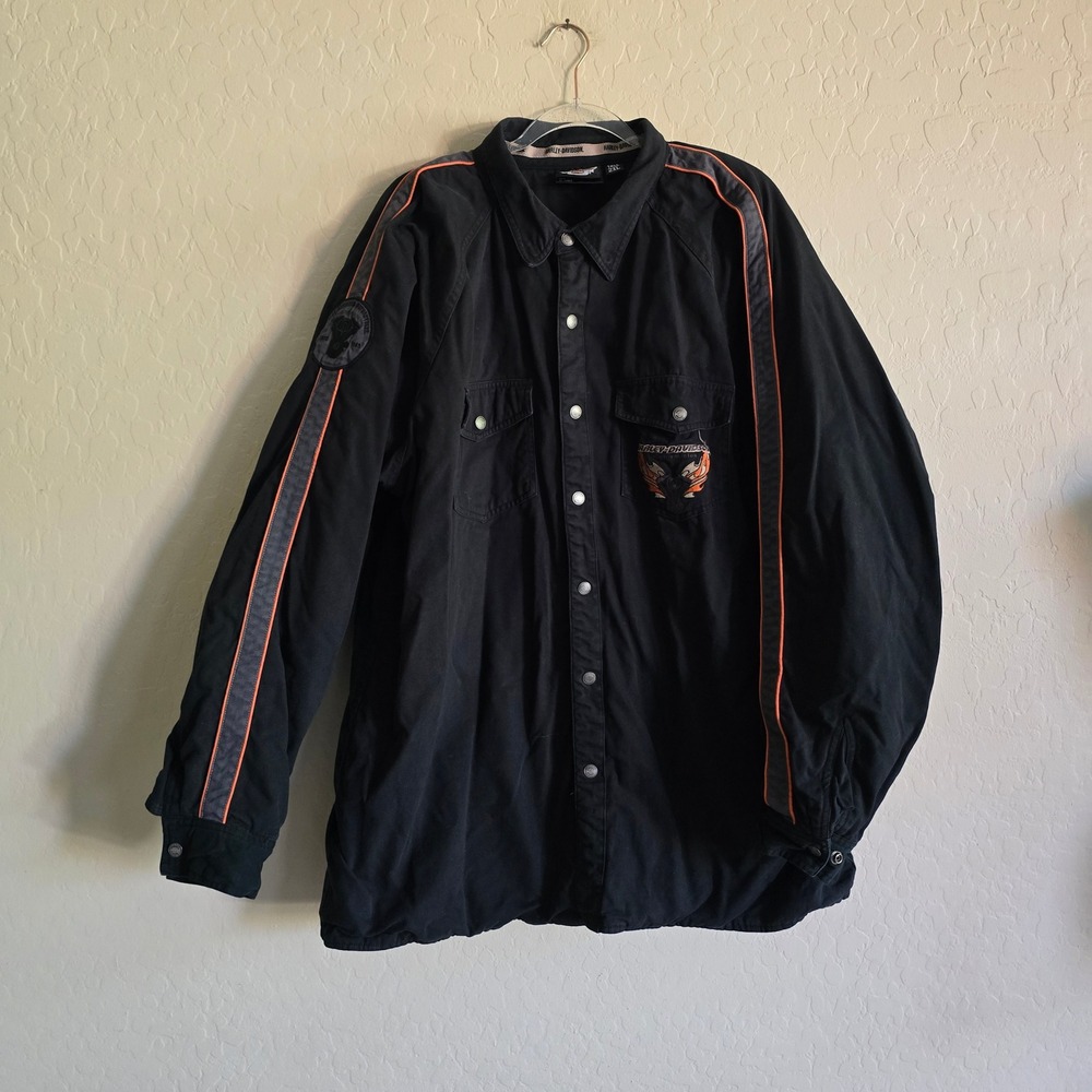 Harley Davidson Men's Vintage Jacket Size Tall 2XL